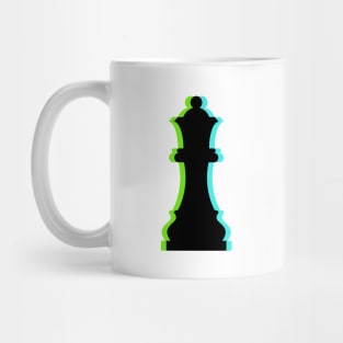 Trippy Queen Piece (Neon Green And Neon Blue) Mug